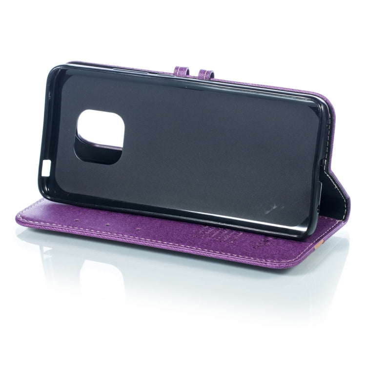 Splicing Embossed Male Style Horizontal Flip Leather Case for Huawei Mate 20 Pro, with Holder & Card Slots & Wallet & Lanyard