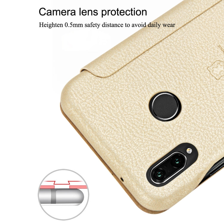 lenuo Ledream Series Litchi Texture Horizontal Flip PU Leather Case for Huawei P20 Lite / Nova 3e, with Card Slot(Red)