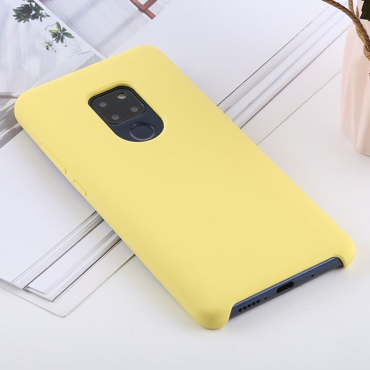 Solid Color Liquid Silicone Shockproof Case for Huawei Mate 20