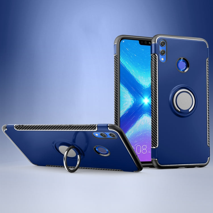 Magnetic 360 Degree Rotation Ring Holder Armor Protective Case for Huawei Honor 8X
