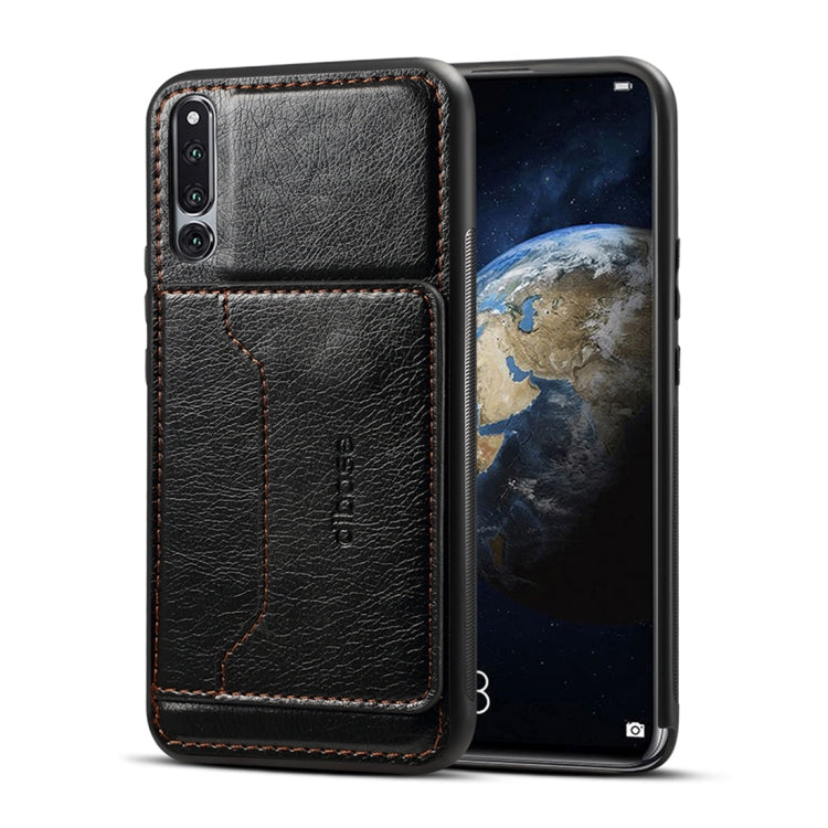 Dibase TPU + PC + PU Crazy Horse Texture Protective Case for Huawei Honor Magic 2, with Holder & Card Slots