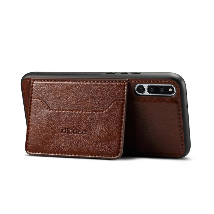 Dibase TPU + PC + PU Crazy Horse Texture Protective Case for Huawei Honor Magic 2, with Holder & Card Slots