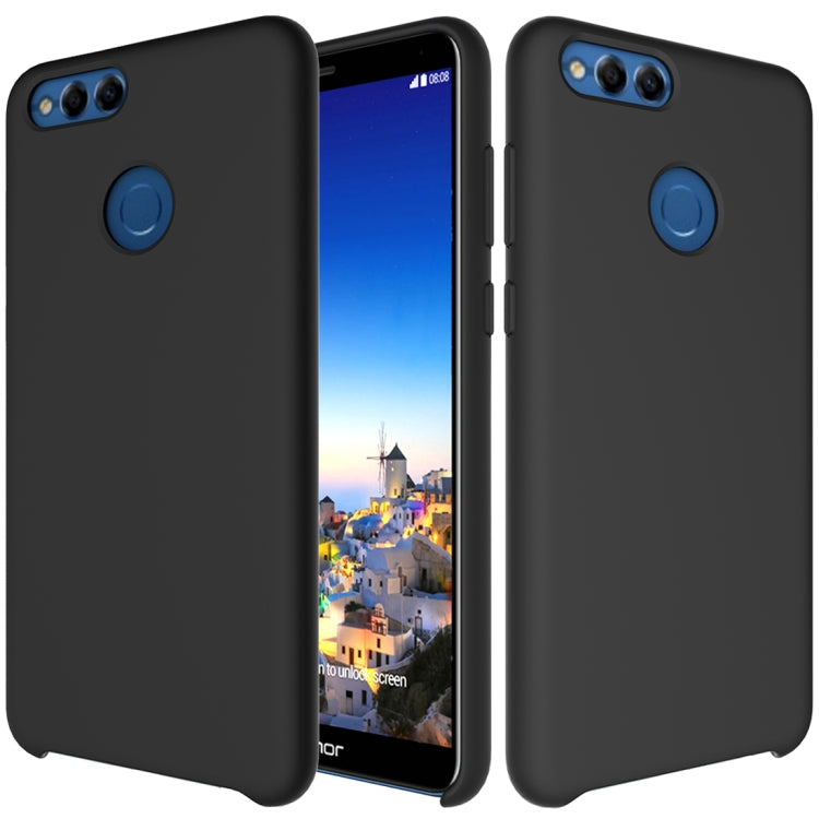 Solid Color Liquid Silicone Dropproof Protective Case for Huawei Honor 7X