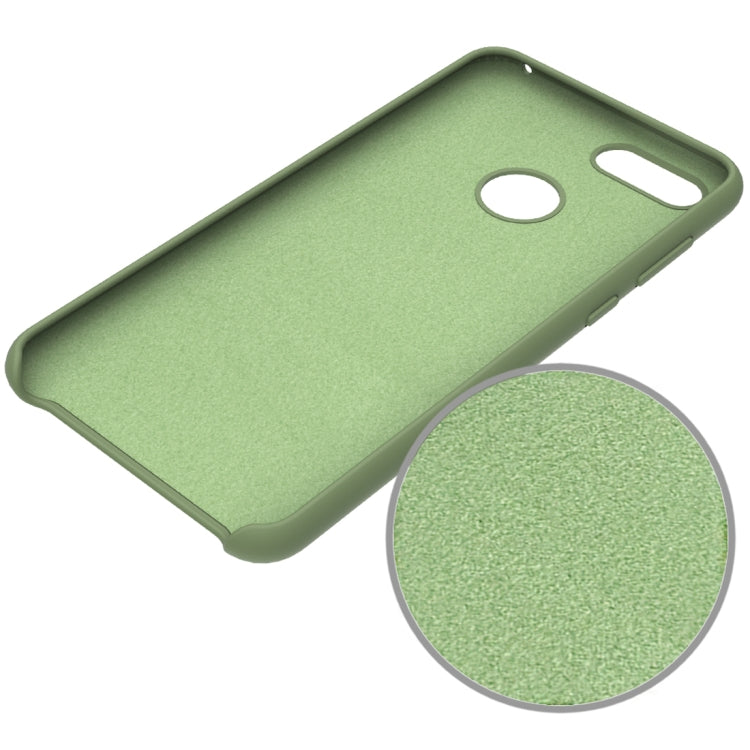 Solid Color Liquid Silicone Dropproof Protective Case for Huawei Honor 7X