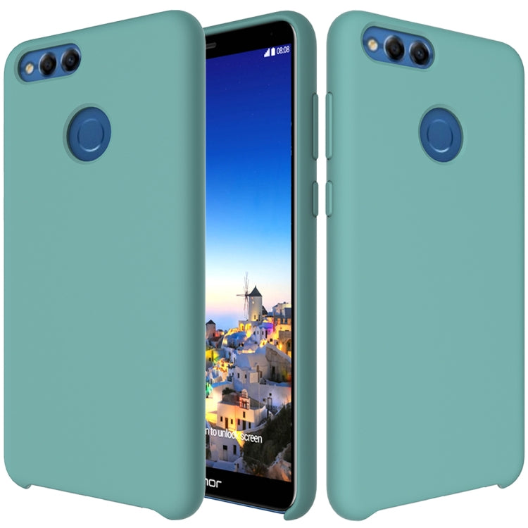 Solid Color Liquid Silicone Dropproof Protective Case for Huawei Honor 7X