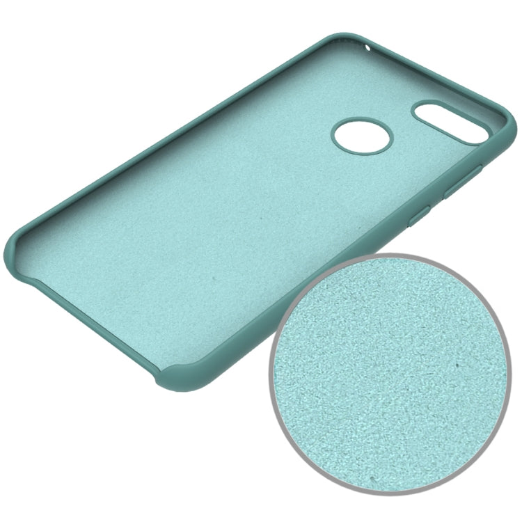 Solid Color Liquid Silicone Dropproof Protective Case for Huawei Honor 7X