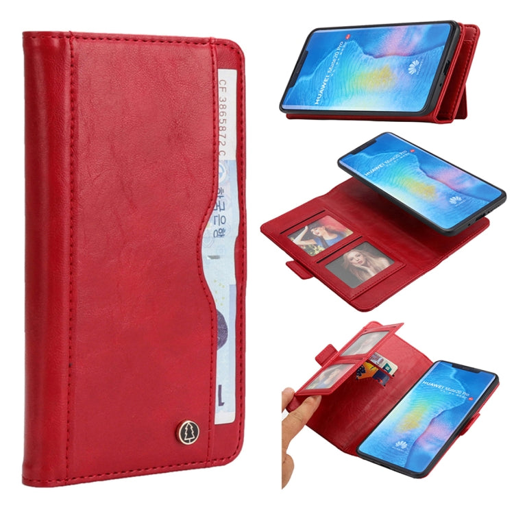 Horizontal Flip Leather Case for Huawei Mate 20 Pro, with Card Slots & Arc Holder & Wallet & Photo Frame