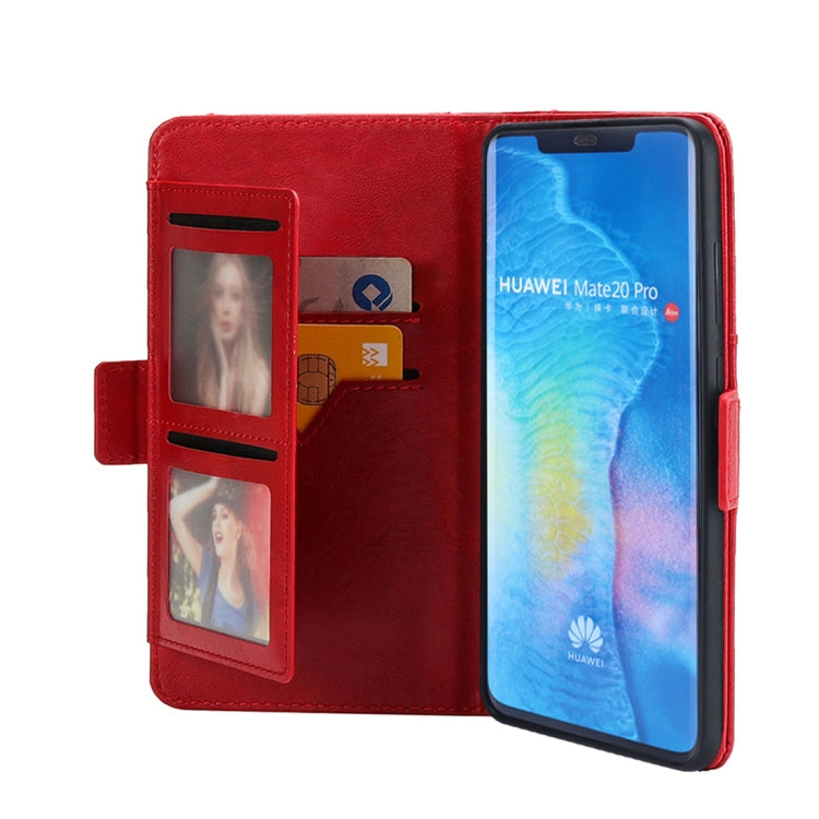 Horizontal Flip Leather Case for Huawei Mate 20 Pro, with Card Slots & Arc Holder & Wallet & Photo Frame