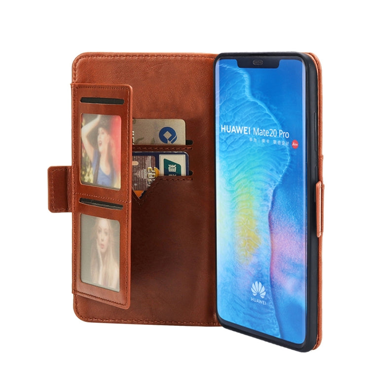 Horizontal Flip Leather Case for Huawei Mate 20 Pro, with Card Slots & Arc Holder & Wallet & Photo Frame