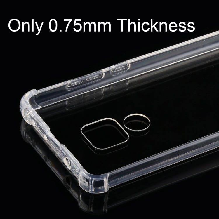 50 PCS 0.75mm Airbag Ultra-thin Transparent TPU Case for Huawei Mate 20