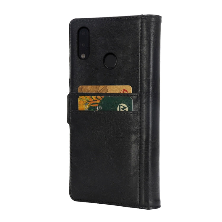 Horizontal Flip Leather Case for Huawei P20 Lite, with Card Slots & Arc Holder & Wallet & Photo Frame