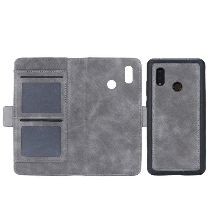 Horizontal Flip Leather Case for Huawei P20 Lite, with Card Slots & Arc Holder & Wallet & Photo Frame
