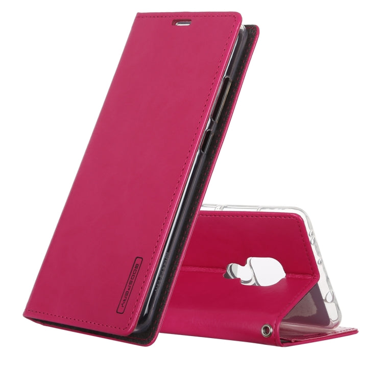 GOOSPERY BLUE MOON FLIP Crazy Horse Texture Horizontal Flip Leather Case for Huawei Mate 20, with Holder & Card Slots & Wallet