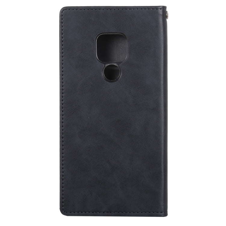 GOOSPERY BLUE MOON FLIP Crazy Horse Texture Horizontal Flip Leather Case for Huawei Mate 20, with Holder & Card Slots & Wallet