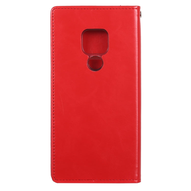 GOOSPERY BLUE MOON FLIP Crazy Horse Texture Horizontal Flip Leather Case for Huawei Mate 20, with Holder & Card Slots & Wallet