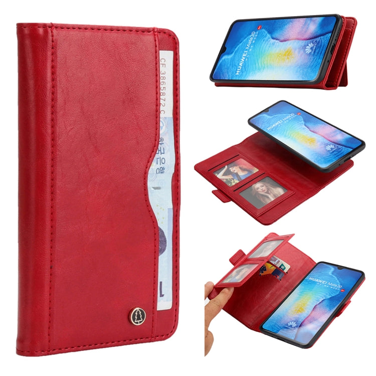 Horizontal Flip Leather Case for Huawei Mate 20, with Card Slots & Arc Holder & Wallet & Photo Frame