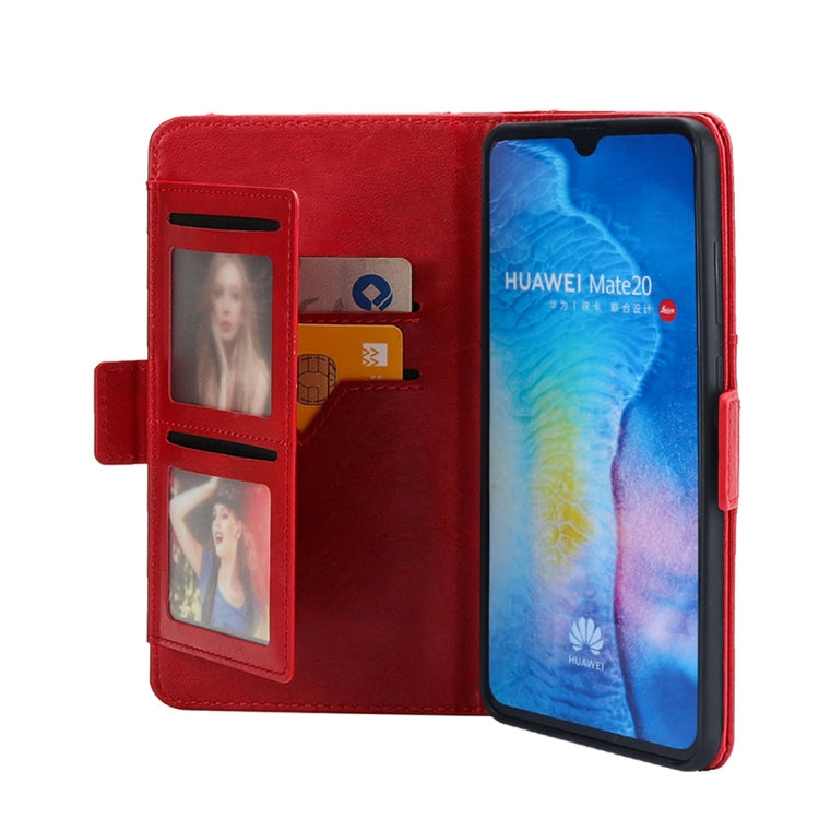 Horizontal Flip Leather Case for Huawei Mate 20, with Card Slots & Arc Holder & Wallet & Photo Frame