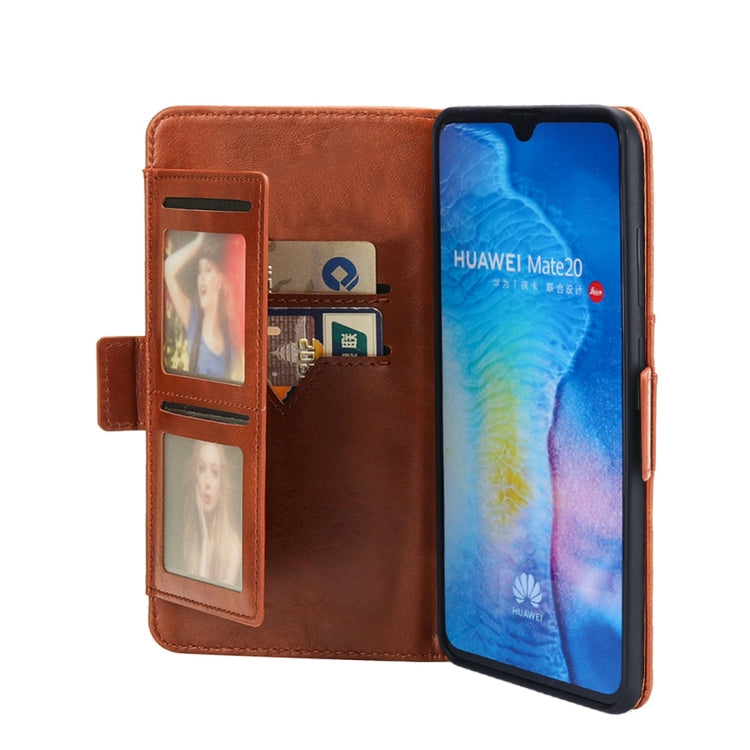 Horizontal Flip Leather Case for Huawei Mate 20, with Card Slots & Arc Holder & Wallet & Photo Frame