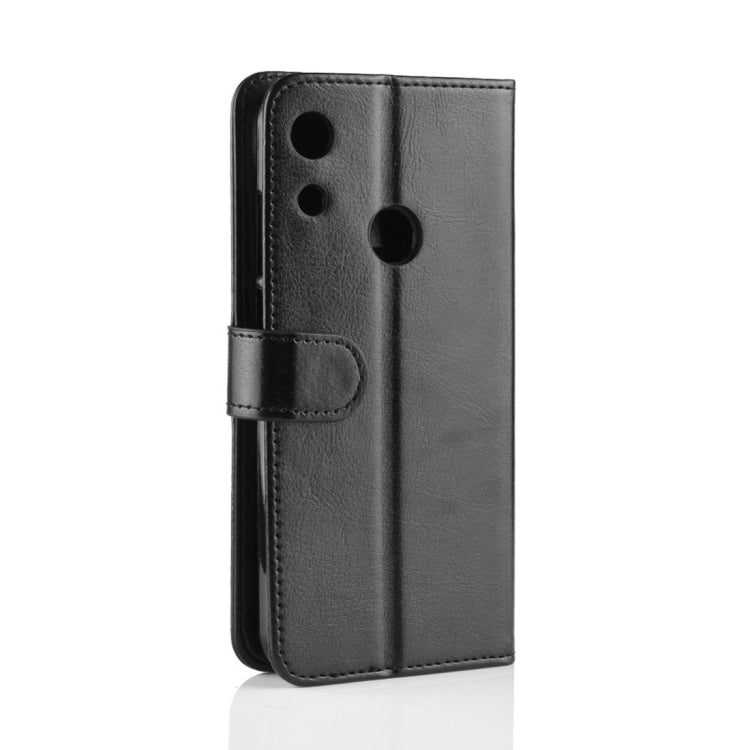 R64 Texture Single Fold Horizontal Flip Leather Case for Huawei Honor 8A, with Holder & Wallet & Card Slots & Photo Frame