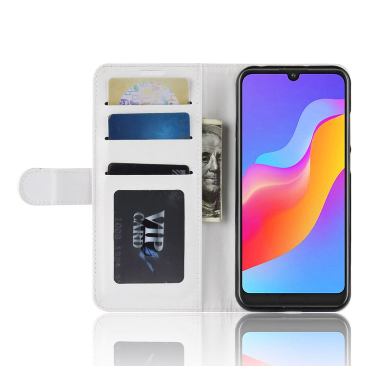 R64 Texture Single Fold Horizontal Flip Leather Case for Huawei Honor 8A, with Holder & Wallet & Card Slots & Photo Frame