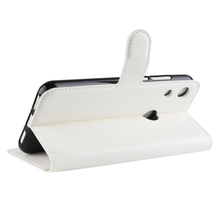 Litchi Texture Horizontal Flip Leather Case for Huawei Honor 8A, with Wallet & Holder & Card Slots