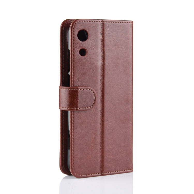 R64 Texture Single Fold Horizontal Flip Leather Case for Huawei Honor Play 8A, with Holder & Wallet & Card Slots & Photo Frame