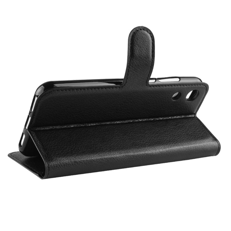 Litchi Texture Horizontal Flip Leather Case for Huawei Honor Play 8A, with Wallet & Holder & Card Slots