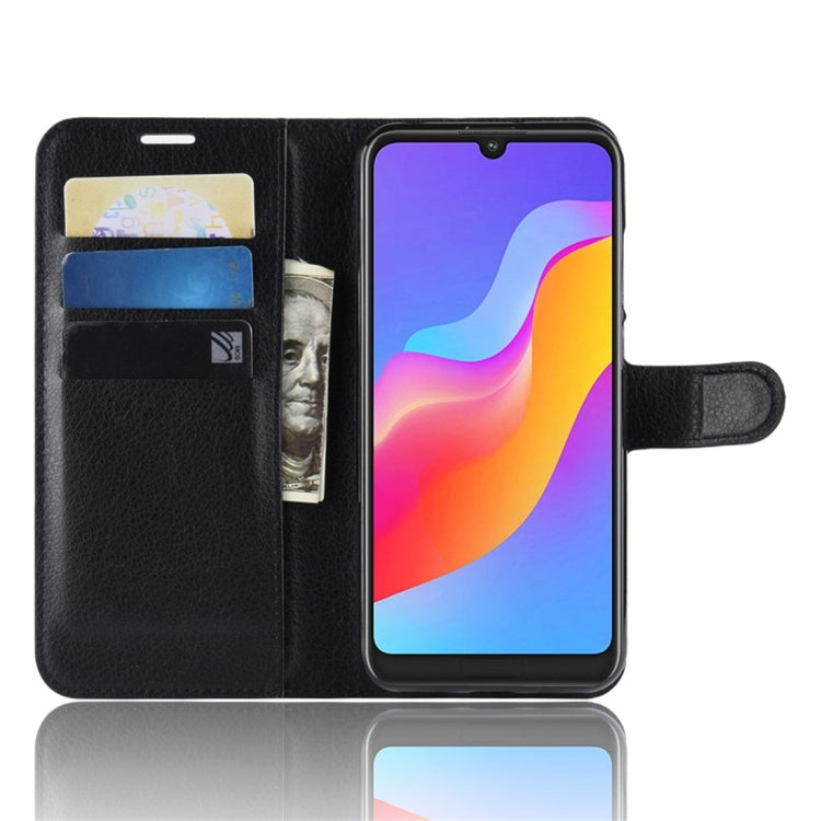 Litchi Texture Horizontal Flip Leather Case for Huawei Honor Play 8A, with Wallet & Holder & Card Slots