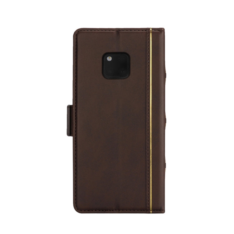 Book Style Business Horizontal Flip Leather Case for Huawei Mate 20 Pro, with Card Slots & Photo Frame & Holder & Wallet