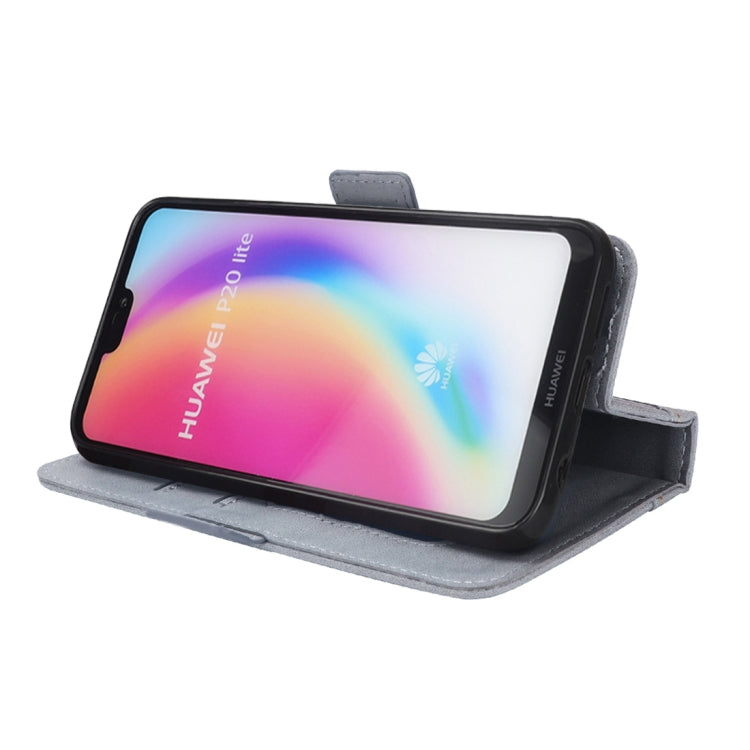 Book Style Business Horizontal Flip Leather Case for Huawei P20 Lite, with Card Slots & Photo Frame & Holder & Wallet