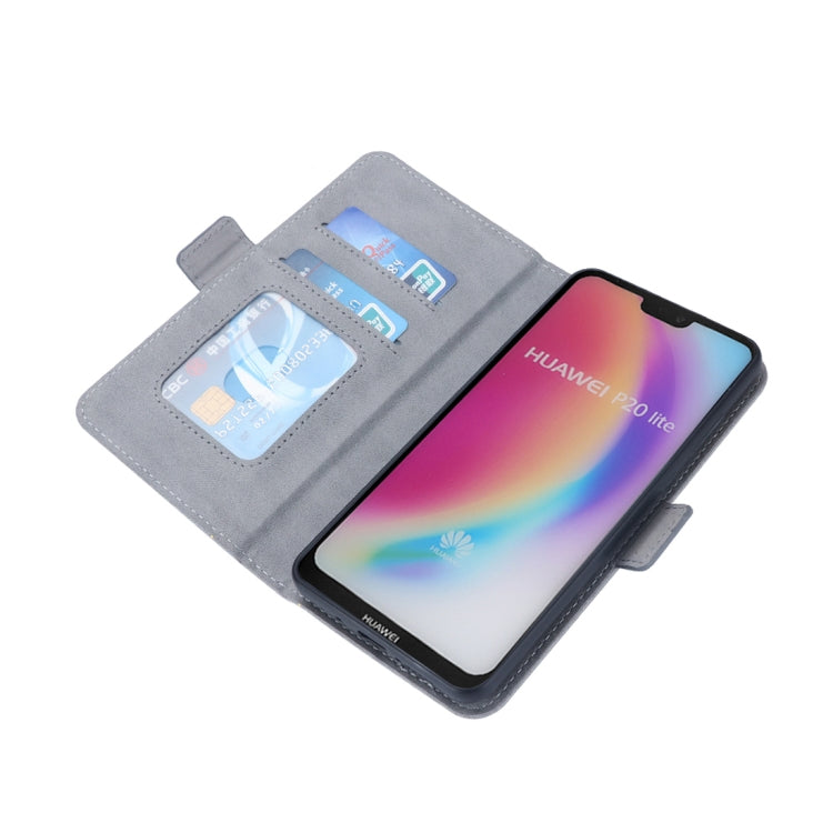 Book Style Business Horizontal Flip Leather Case for Huawei P20 Lite, with Card Slots & Photo Frame & Holder & Wallet