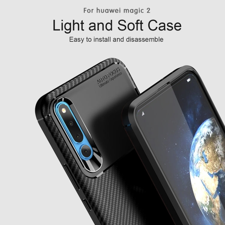 Beetles Series Full Coverage TPU Protective Cover Case for Huawei Honor Magic 2(Dark Blue)