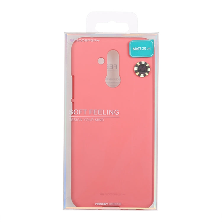 GOOSPERY SOFT FEELING Solid Color Dropproof TPU Protective Case for Huawei Mate 20 Lite