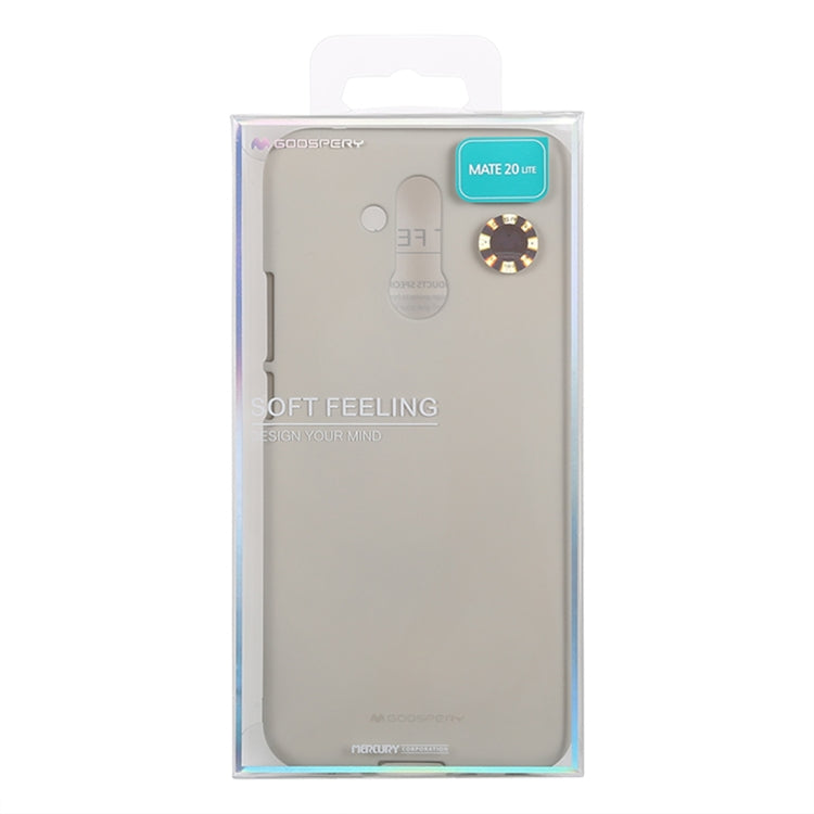 GOOSPERY SOFT FEELING Solid Color Dropproof TPU Protective Case for Huawei Mate 20 Lite