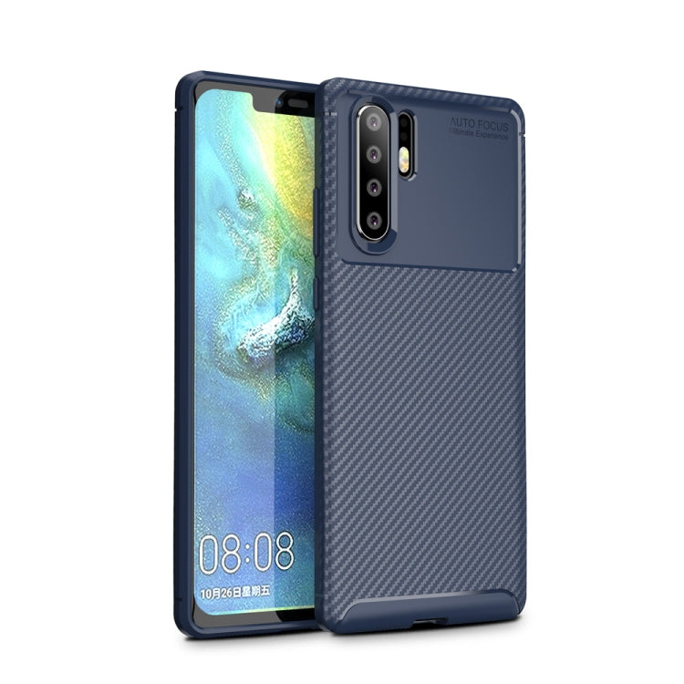 Carbon Fiber Texture Shockproof TPU Case for Huawei P30 Pro