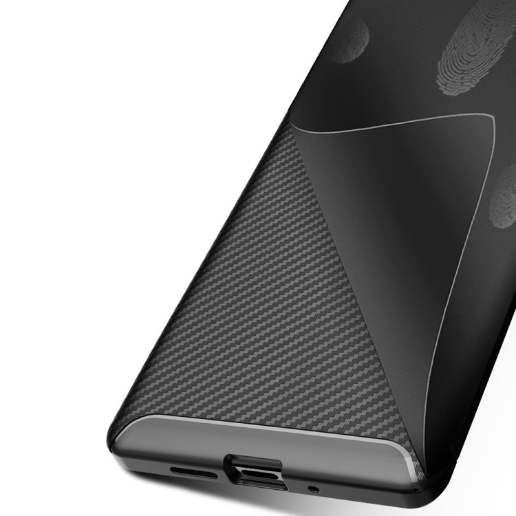 Carbon Fiber Texture Shockproof TPU Case for Huawei P30 Pro