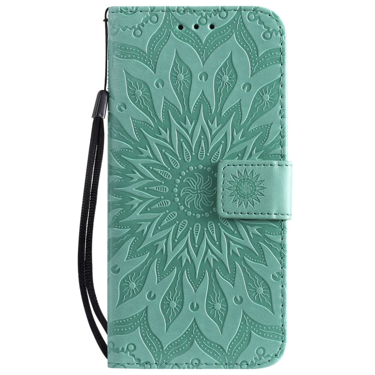 Sun Embossing Pattern Horizontal Flip Leather Case for Huawei Honor Play 8A / Y6 (2019), with Card Slot & Holder & Wallet & Lanyard