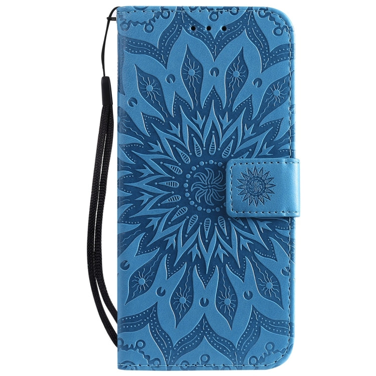 Sun Embossing Pattern Horizontal Flip Leather Case for Huawei Honor Play 8A / Y6 (2019), with Card Slot & Holder & Wallet & Lanyard