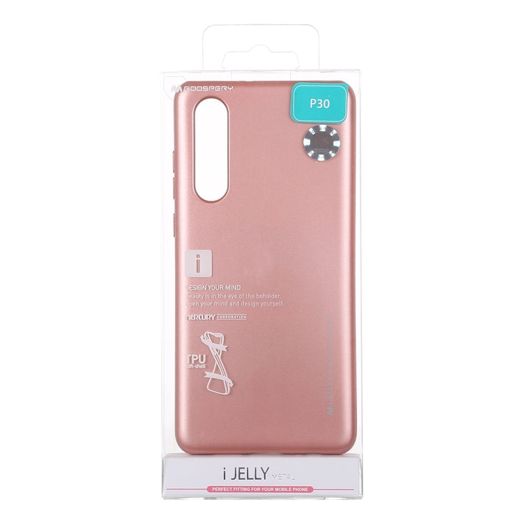 GOOSPERY I JELLY Metal Series Shockproof Soft TPU Case for Huawei P30