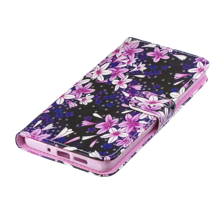 Lily Pattern Horizontal Flip Leather Case for Huawei P30 Pro, with Holder & Card Slots & Wallet