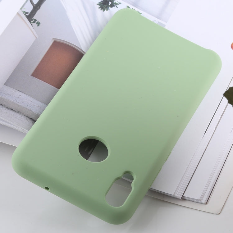 Solid Color Liquid Silicone Shockproof Case for Huawei Honor 8X