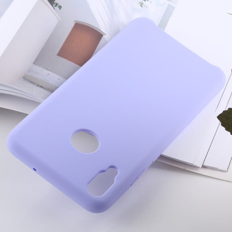 Solid Color Liquid Silicone Shockproof Case for Huawei Honor 8X