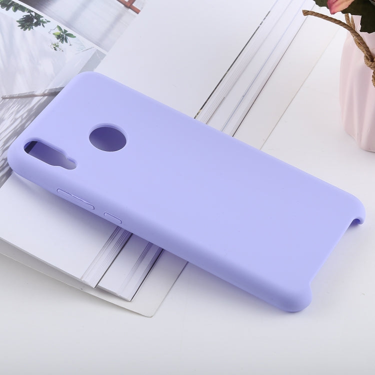 Solid Color Liquid Silicone Shockproof Case for Huawei Honor 8X