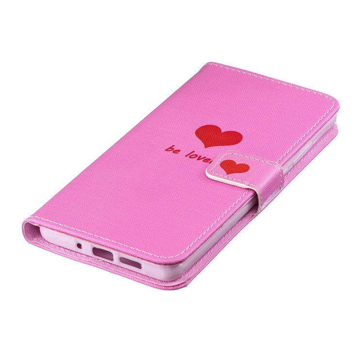Heart Pattern Horizontal Flip Leather Case for Huawei P30 Pro, with Holder & Card Slots & Wallet