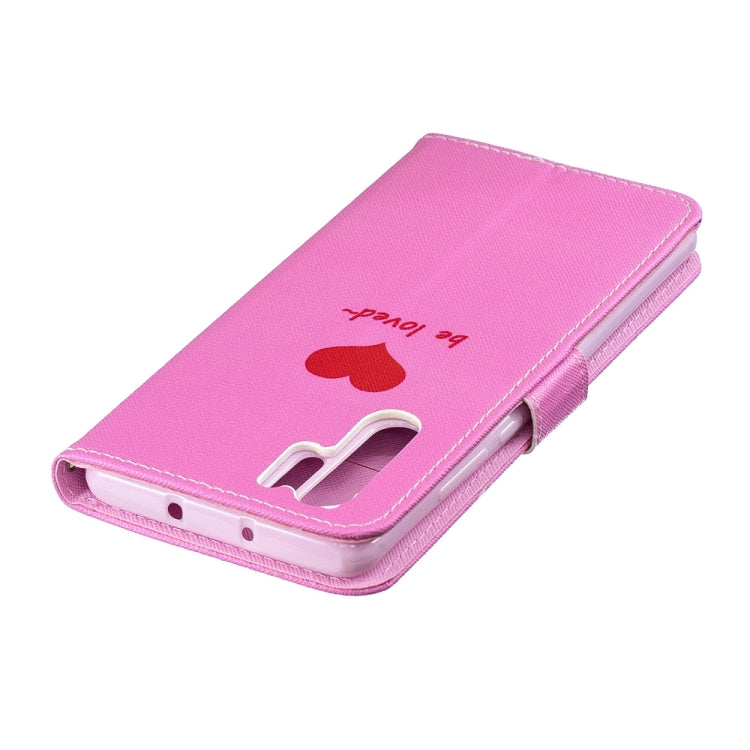 Heart Pattern Horizontal Flip Leather Case for Huawei P30 Pro, with Holder & Card Slots & Wallet