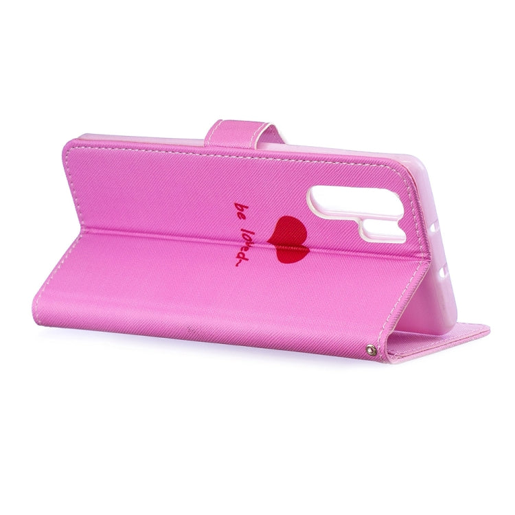 Heart Pattern Horizontal Flip Leather Case for Huawei P30 Pro, with Holder & Card Slots & Wallet