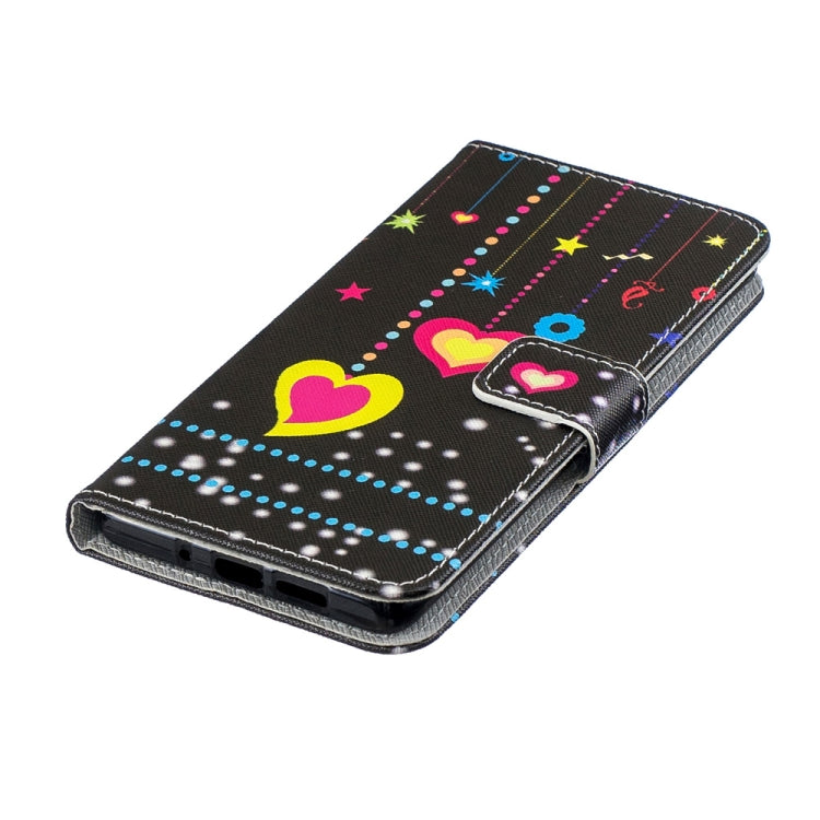 Colored Pattern Horizontal Flip Leather Case for Huawei P30 Pro, with Holder & Card Slots & Wallet