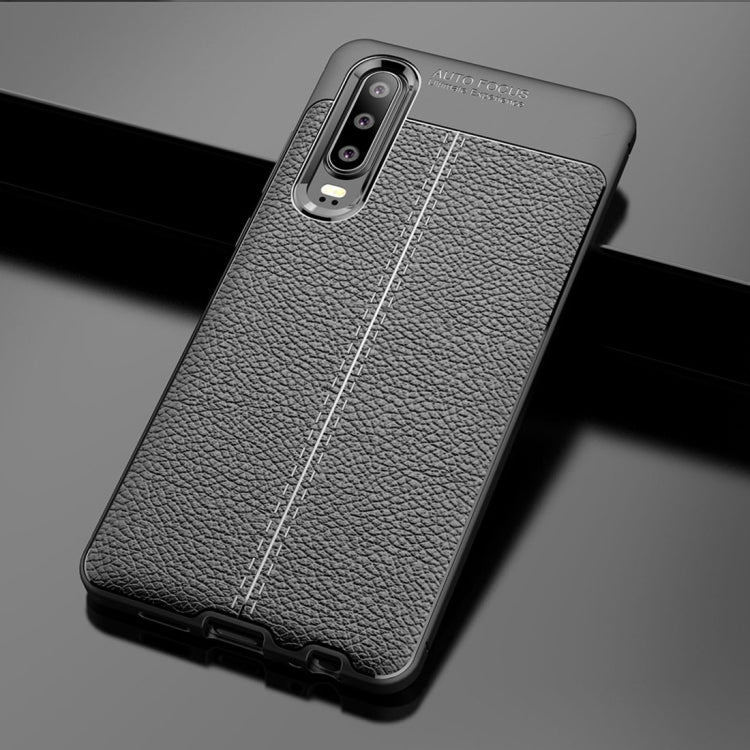 Litchi Texture TPU Shockproof Case for Huawei P30