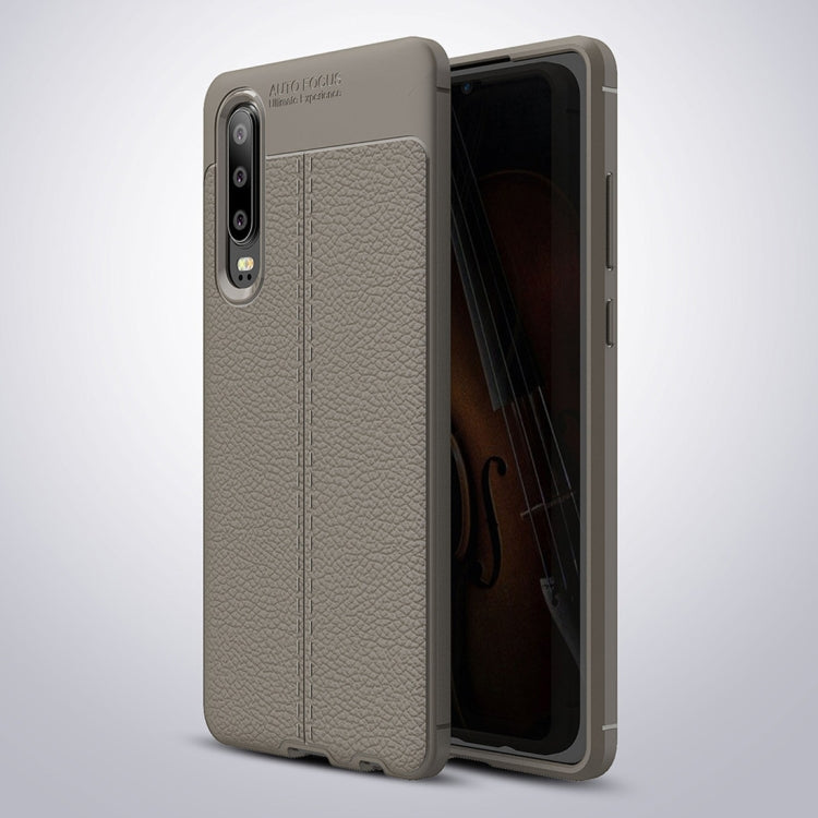 Litchi Texture TPU Shockproof Case for Huawei P30
