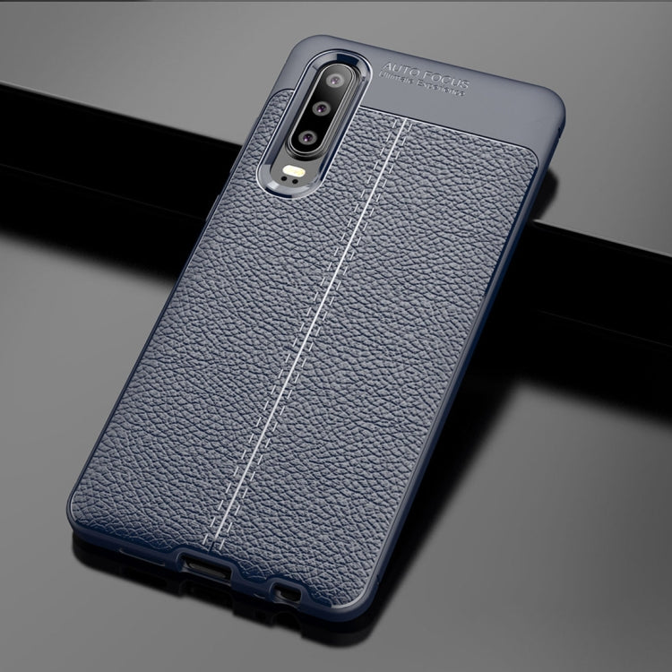 Litchi Texture TPU Shockproof Case for Huawei P30